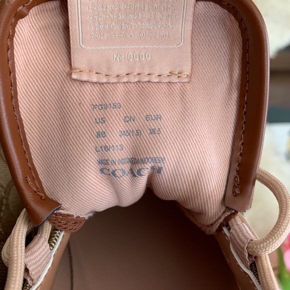 AUTHENTIC COACH TENNIS SHOES - Picture 5 of 11